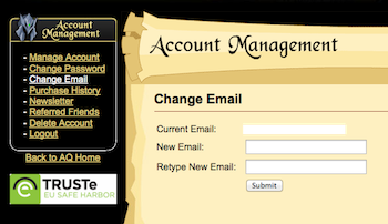 Change Email